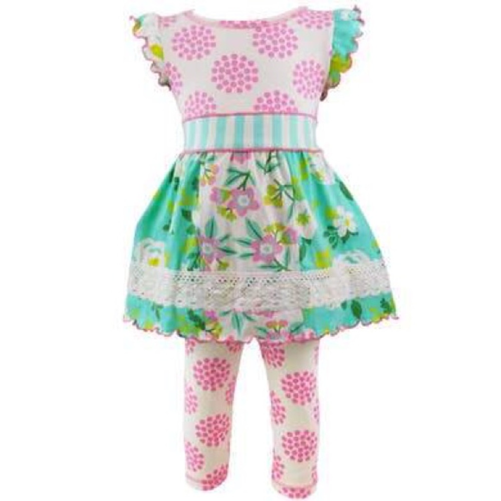 Spring Floral Tunic & Legging Set